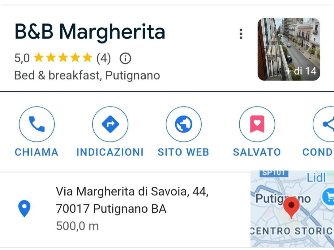 B&B Margherita Putignano Zewnętrze zdjęcie